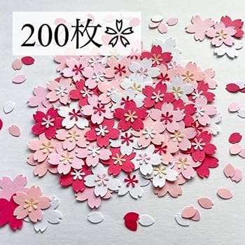 Amazon.co.jp: クラフトパンチ 桜 花びら 200枚 : ホビー