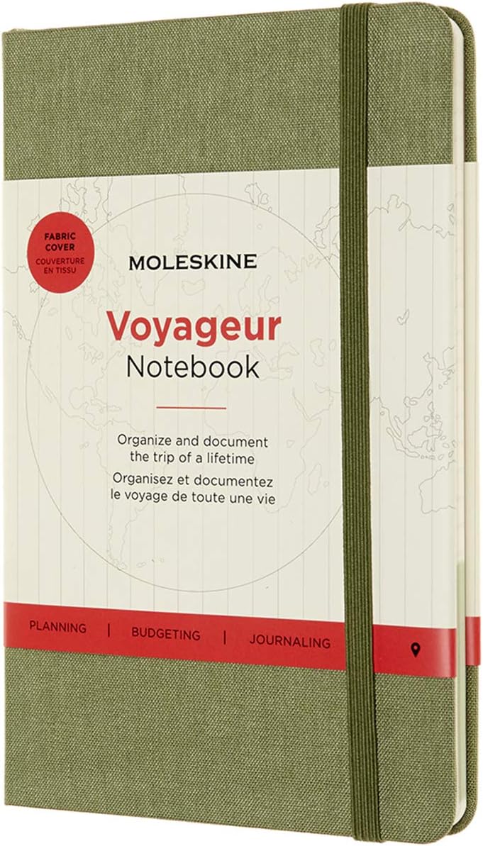 Moleskine Voyageur Notebook, Hard Cover, Medium (4.5" x 7