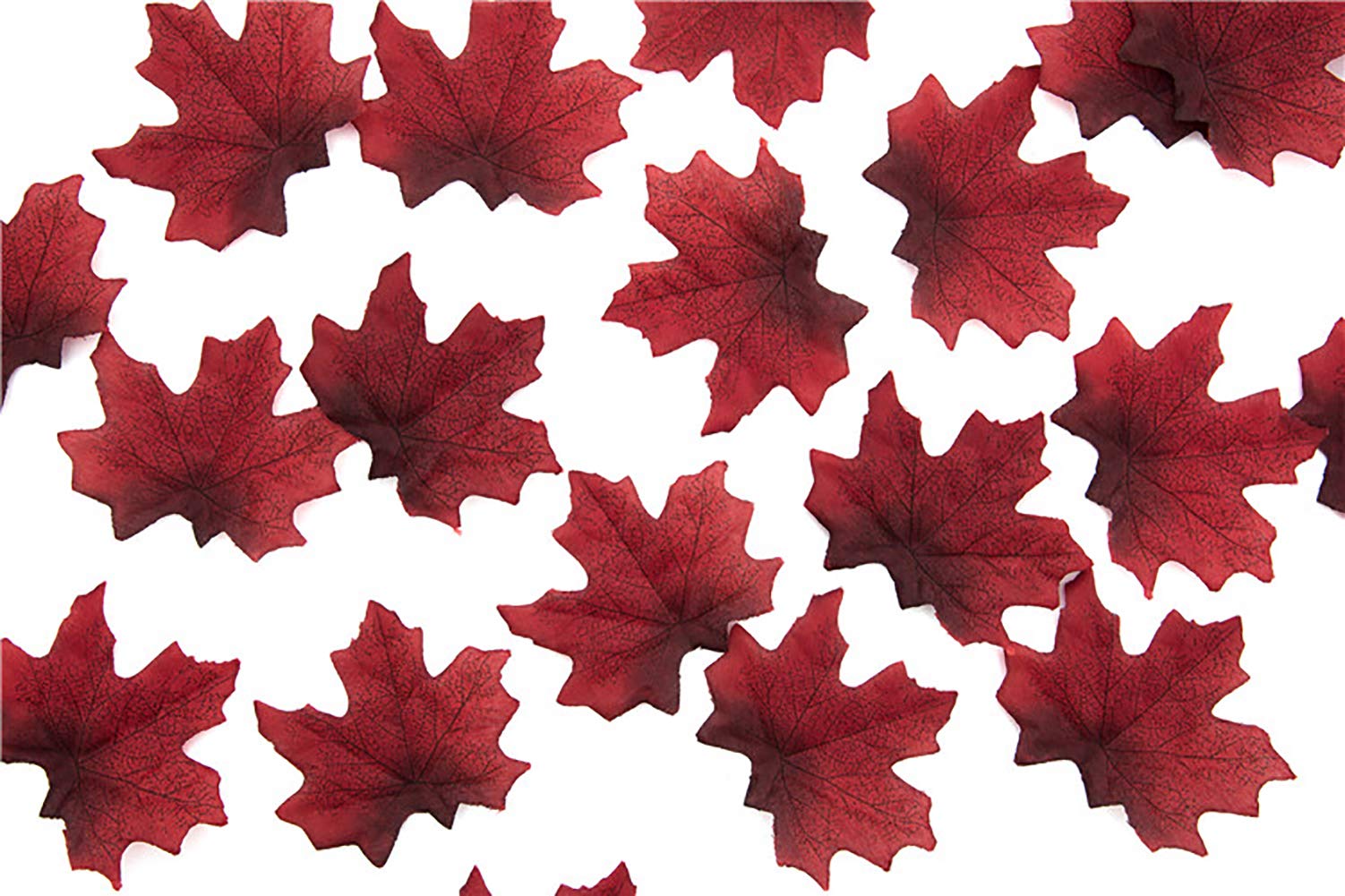 Ulalaza 200PCS Fall Artificial Maple Leaves Decorations - Thanksgiving Autumn Leaf Wedding Party Table Decor — image 1