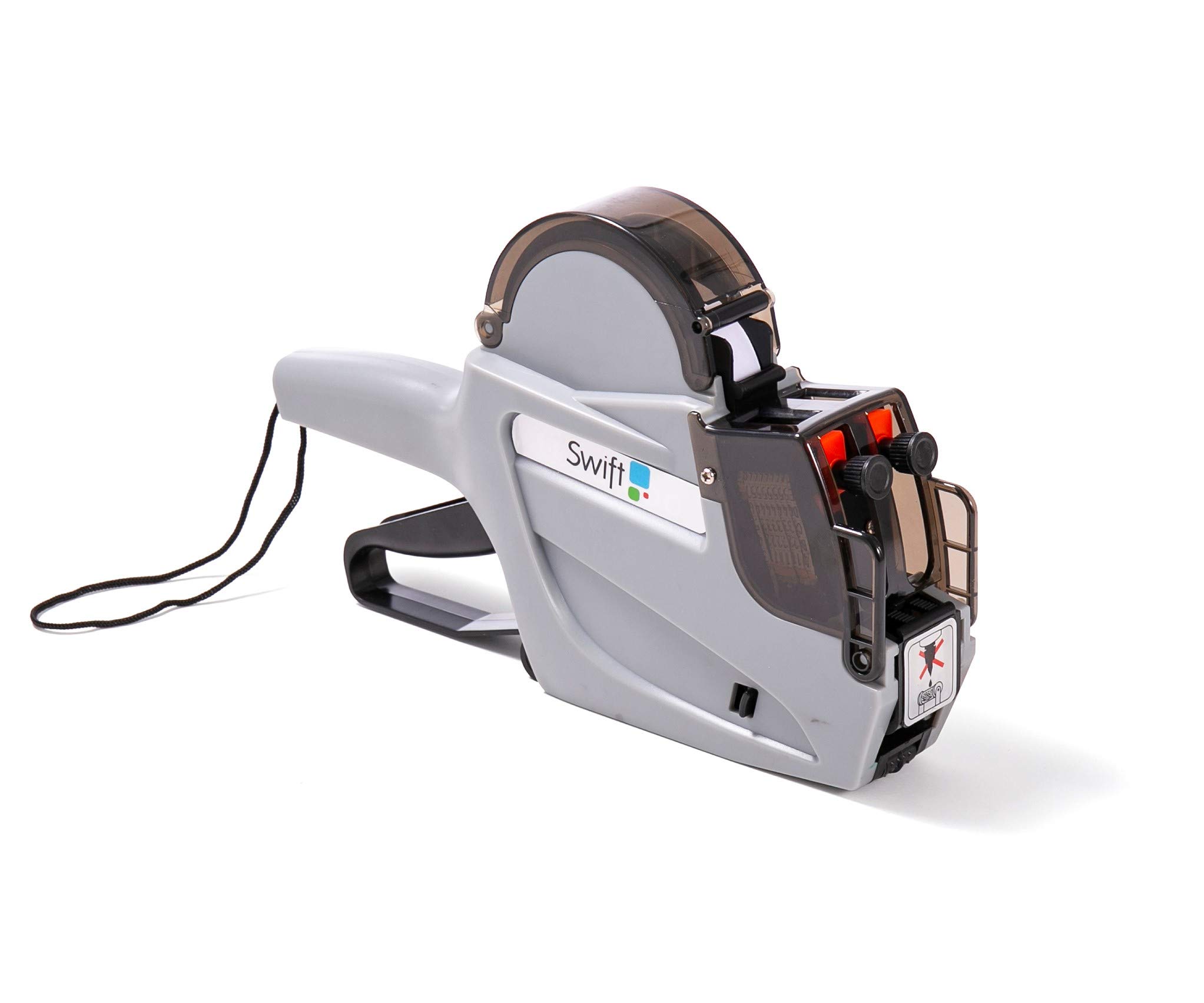 swift 2 Line Price Gun Kit - Includes 5,000 Labels (23 x 16mm) & Spare Ink Roller, Grey - Image 3