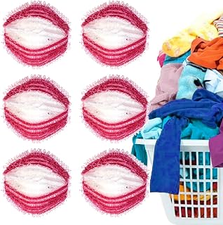 Dryer Balls - 6 Pcs Lint Remover Drier Ball for Laundry Dryer | Reusable Laundry Accessories for Anti Static, Reduces Clothing Folds, Saves Drying Time Hoghaki