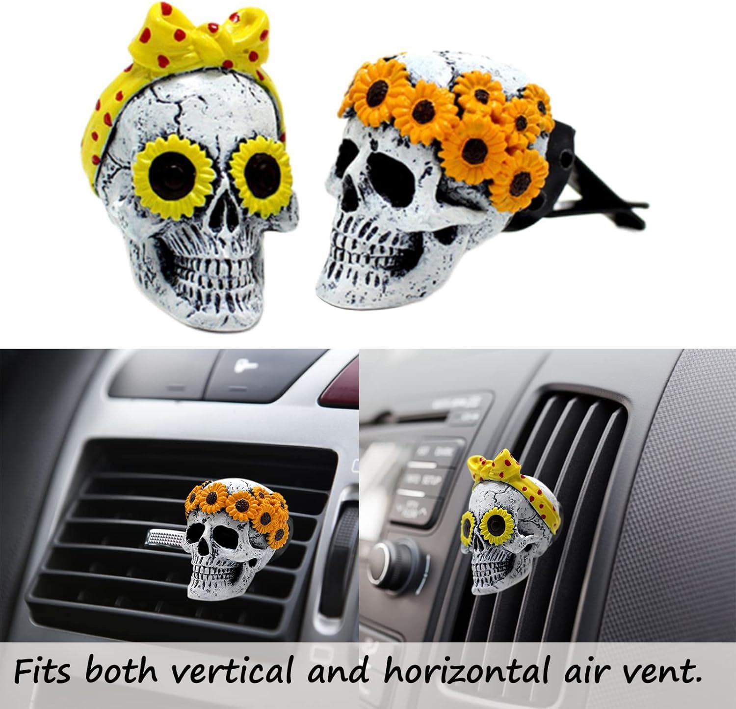 Herbstlicher Auto-Duft Totenkopf: Das perfekte Weihnachtsgeschenk für schicke Fahrt!