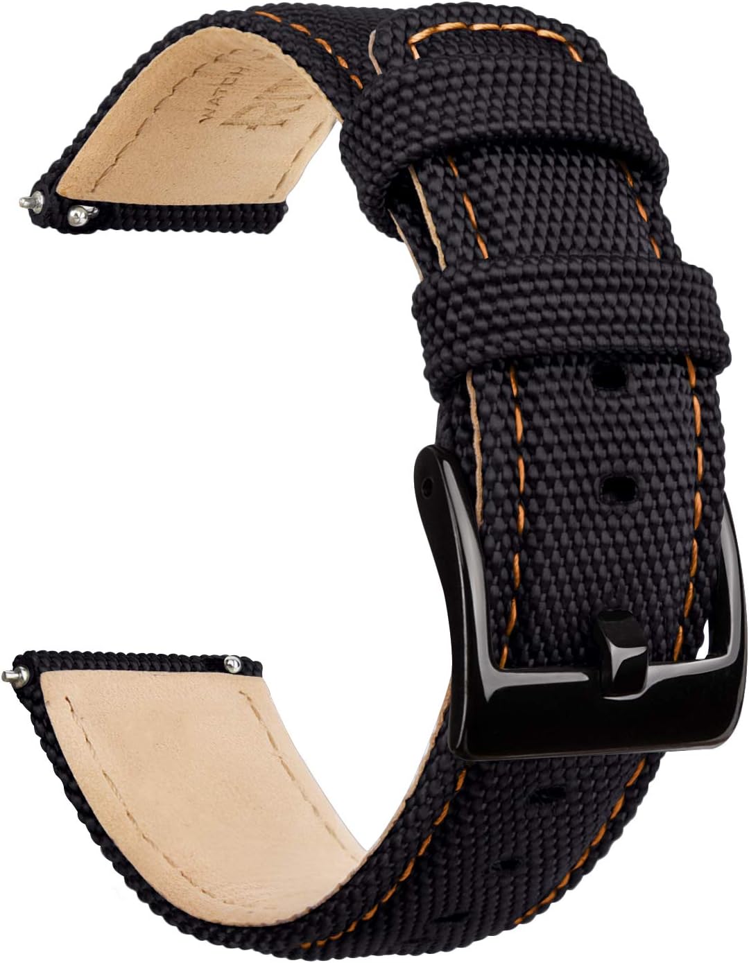 - Ritche Christmas Gift Sailcloth Watch Band Quick Release Watch Strap Compatible with Samsung Galaxy Watch 6 Classic 43mm 47mm 40mm 44mmTimex / Seiko / Fossil / Citizen for Men Women, White Elephant Gifts, Stocking Stuffers for Men