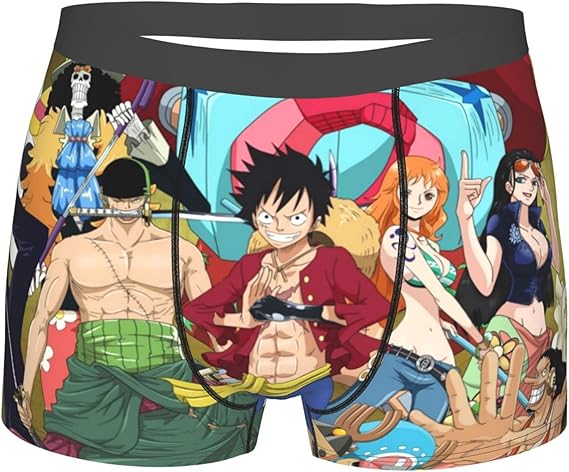Amazon ワンピース アニメ パンツ 通気 吸汗 若いセクシー ボクサーパン 下着 枚セッセクシー 吸水速乾 抗菌防臭 おしゃれ 快適 メンズ パンツ ボクサー 通販