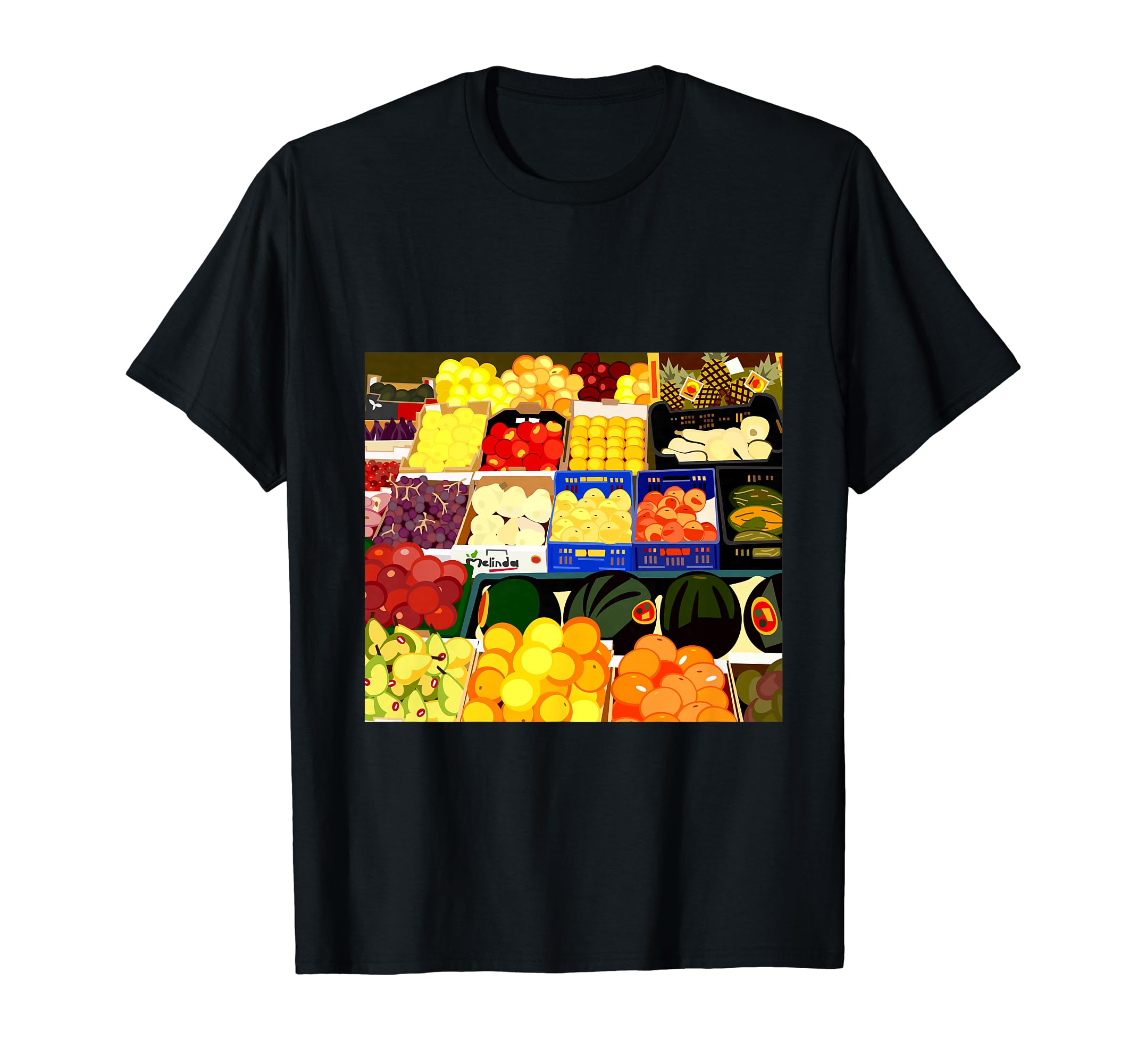 Frutas Y Verduras Sonia Pascual IllustrationsFruit Vegetables Vegans Freaks Shop T-Shirt