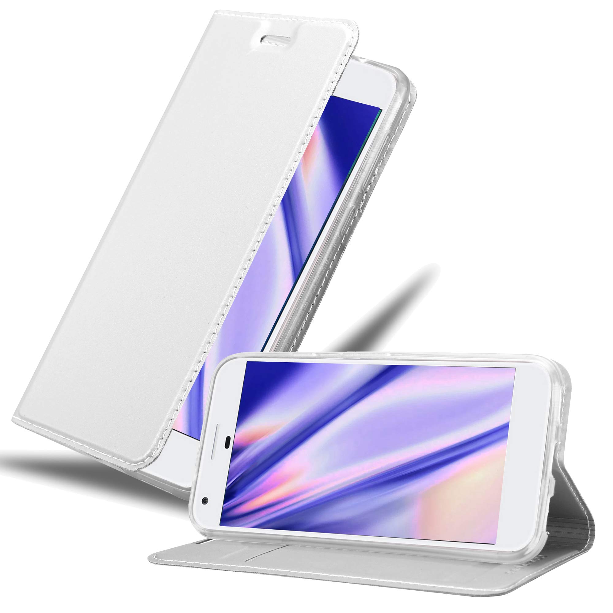 Custodia Google Pixel Cadorabo TPU Argento | Slim Case Protettiva