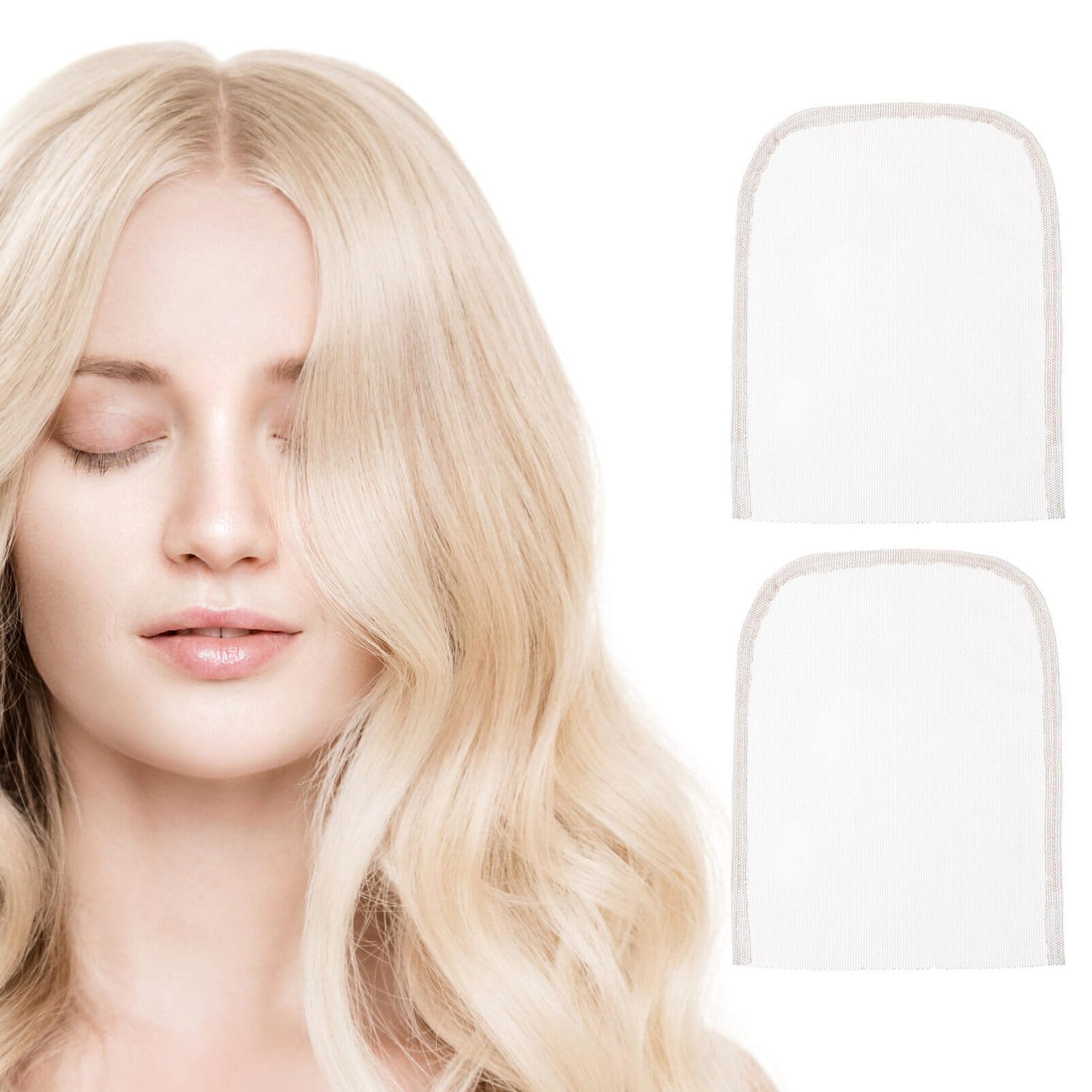 Baluue Lace Hair Net for Wig Making 5.51X4.33 Inch Transparent Lace Mesh Base Lightweight Breathable Net for Wig Making and Ventilation - Image 4
