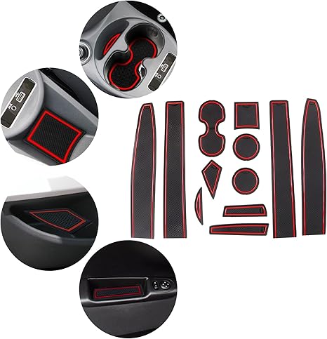Set Tappetini Gomma Opel Mokka Antiscivolo - Kit 5 Pezzi Nero Premium