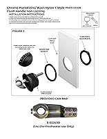 Vista 7 de Whitecap S-0230BC - Pestillo con mango en T, sin bloqueo, color negro