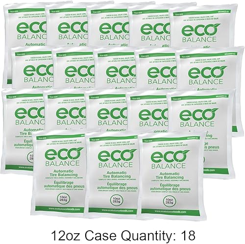 Miniatura 7 de Cuentas de equilibrio ECO - Media caja de 8 onzas - 26 aplicaciones, 26 núcleos de válvula, 26 tapas de válvula, 26 tapas de flujo a través (208