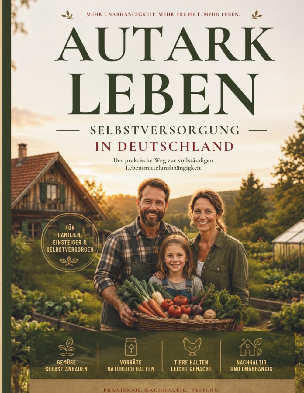 AUTARK LEBEN: Selbstversorgung in Deutschland – Der praktische Weg zur vollständigen Lebensmittelunabhängigkeit