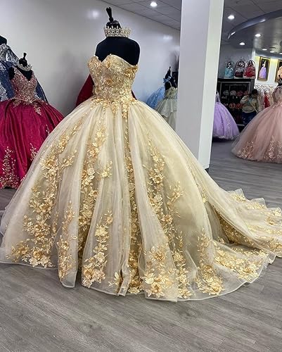 Miniatura 3 de Zhangyo Vestidos de quinceañera sin tirantes Vestido de bola Puffy Tulle Dulce 15 16 Vestidos Laca con cuentas Vestido de membrillo CXL087