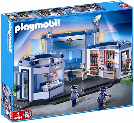 Playmobil - 4264 - Jeu de Construction - Commissariat de Police Playmobil - 4264 - Jeu de Construction - Commissariat de Police