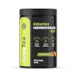 100% Creatine Monohydrate Powder - Lemon Flavor, 500g - Vegan, Boosts Muscle Gain, Strength & Performance - Tea Experience