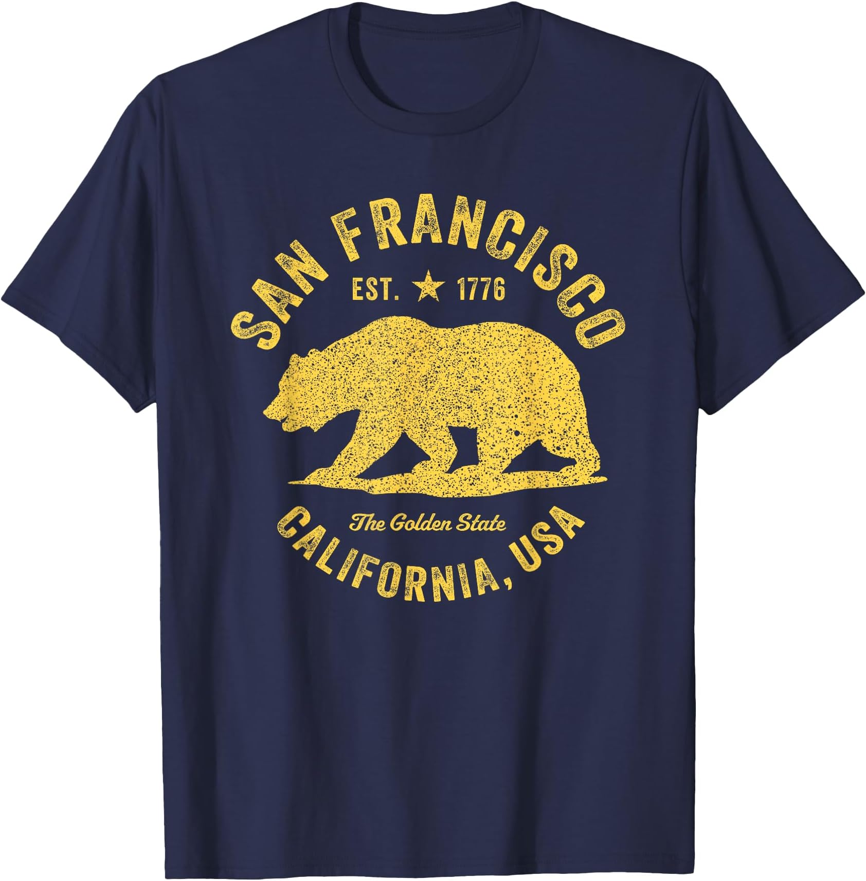 Vintage San Francisco Retro California Bear Travel Souvenir T-Shirt