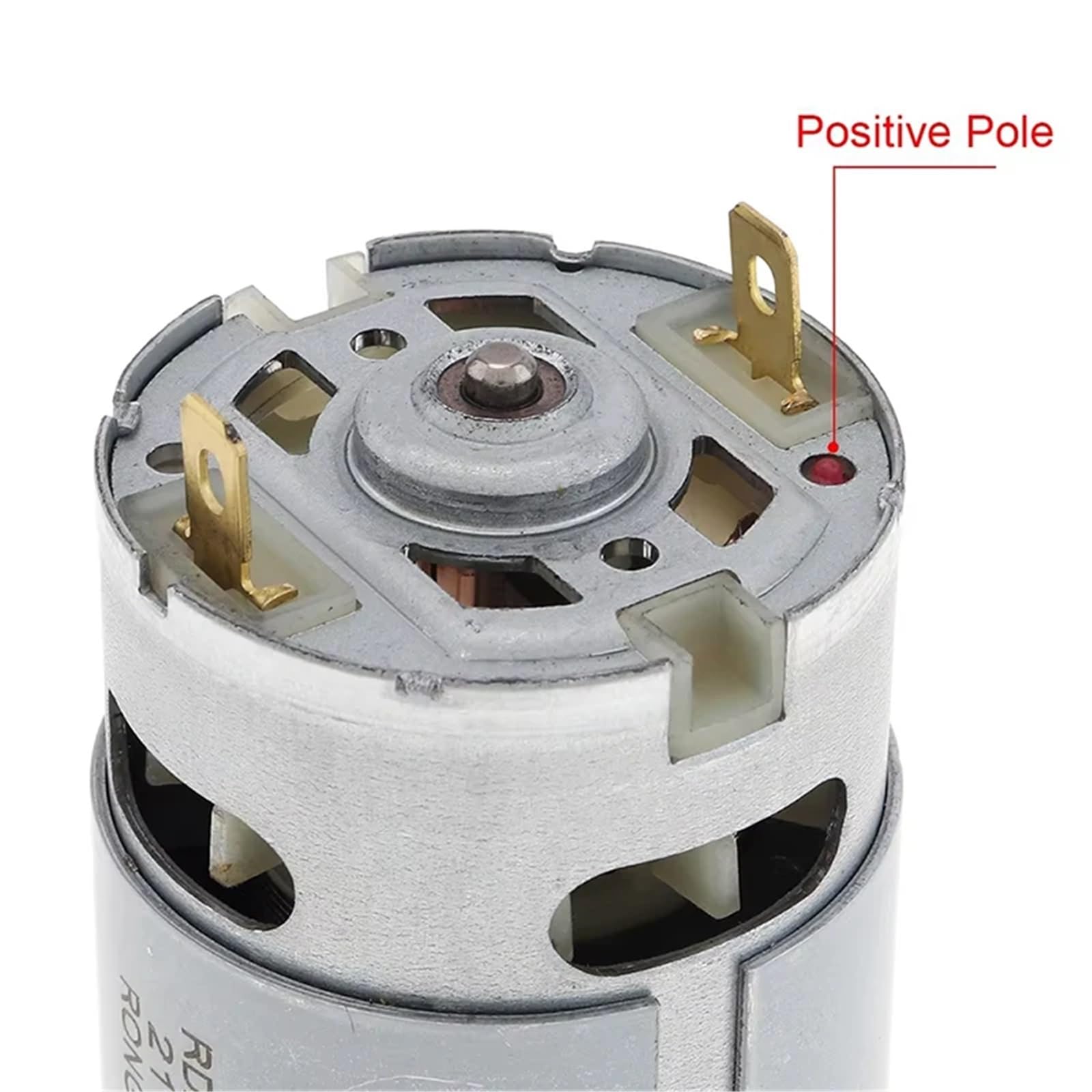 21V RS550 Motore Spazzolato Motore 14 Denti Ad Alta velocità Grande Coppia for 4/6 Pollici Cordless Motosega Accessori for Elettroutensili Trapano Garde(Model B)