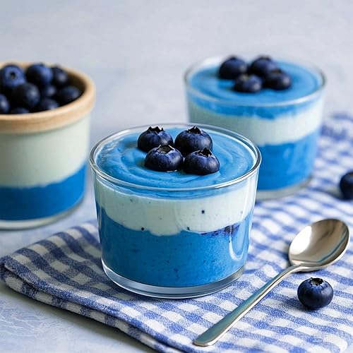 Miniatura 7 de Polvo de espirulina azul, extracto de ficocianina puro 100% natural de algas azul-verdes, vegano, sin gluten, sin OMG, colorante alimentario para