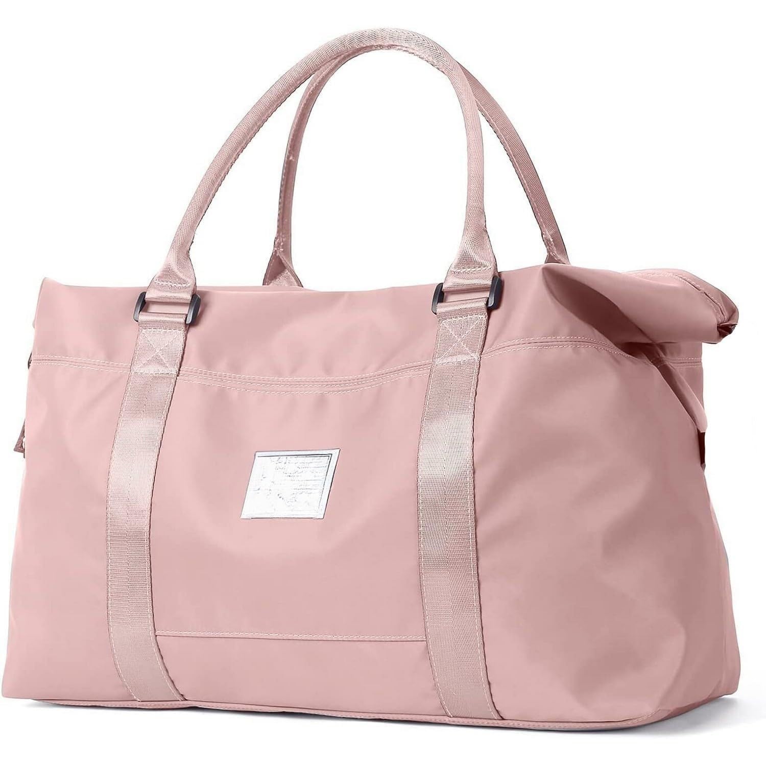 GURUVETravel Duffel Bags, Weekender Carry on for Women, Sports Gym Bag, Workout Duffel Bag, Weekender Overnight Shoulder Bag fit 15.6 inch Laptop Pink-image-44