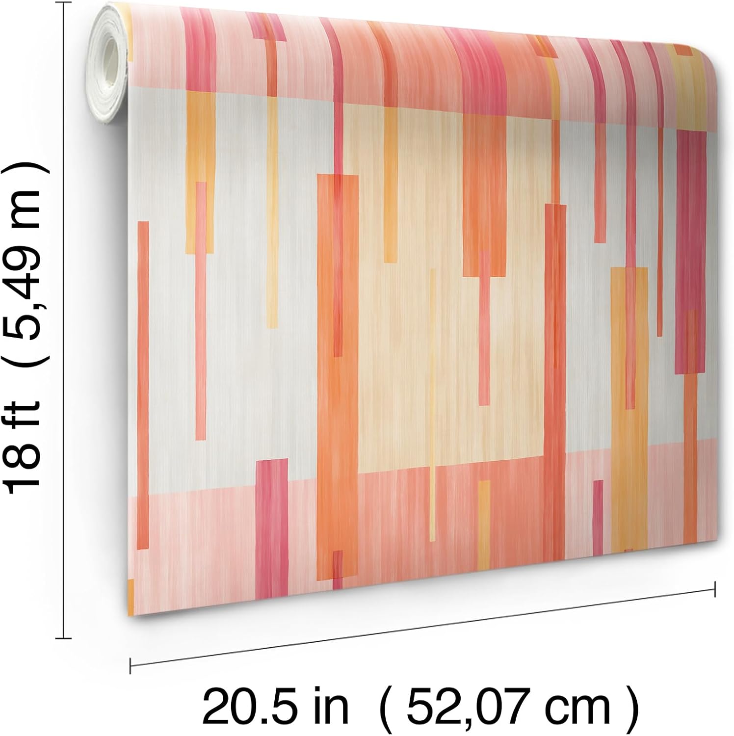 Abstract Grid Pink Peel and Stick Wallpaper by RoomMates, RMWS1245