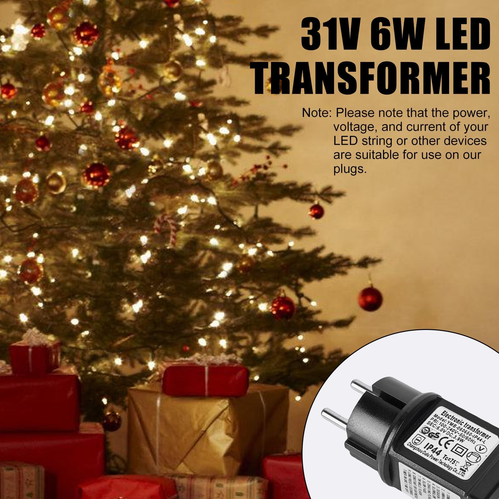 Trasformatore LED 31V 6W: 3 Pezzi Trasformatore LED Adattatore con