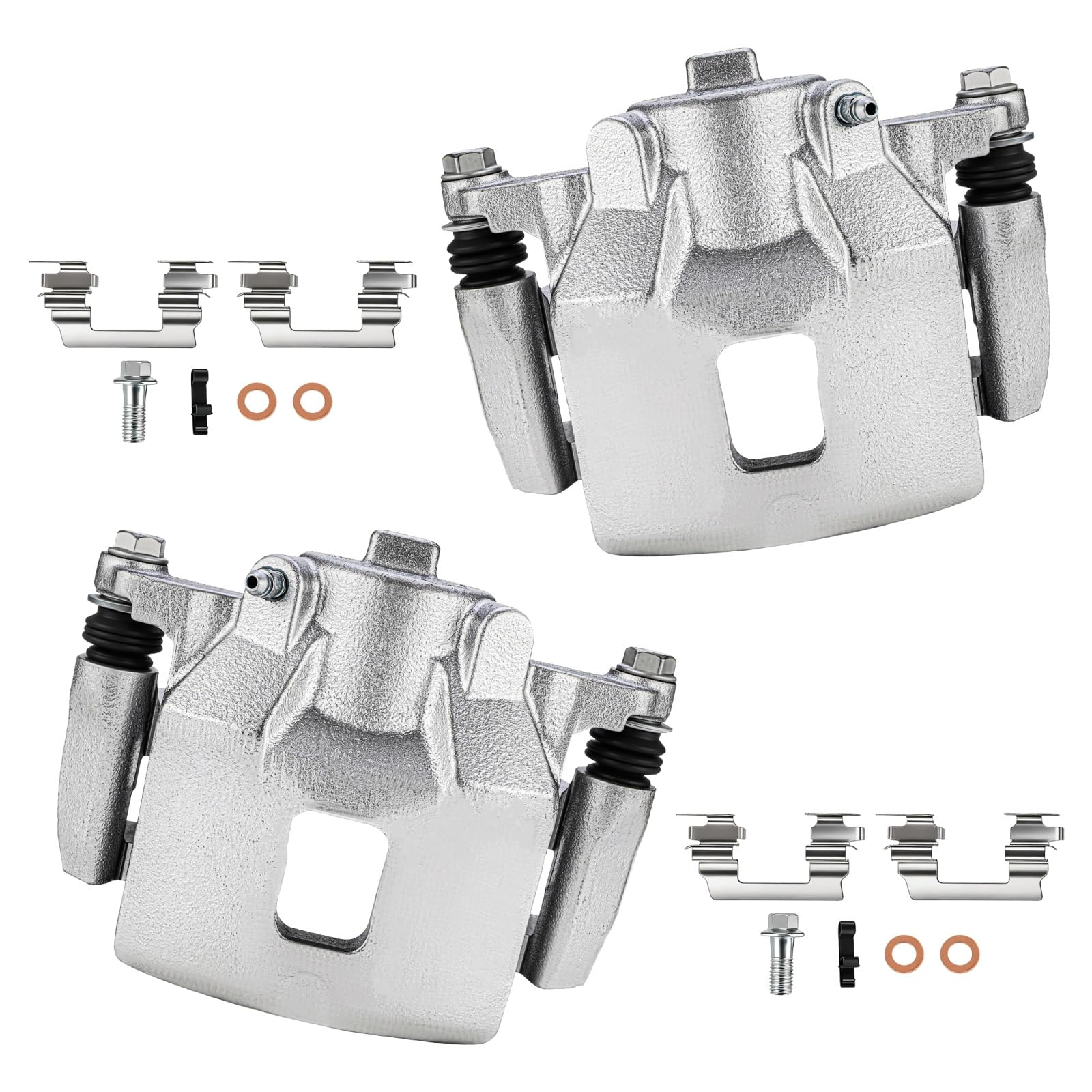 cciyu Front Left &amp; Right Disc Brake Calipers With Bracket 18B4880 18B4881