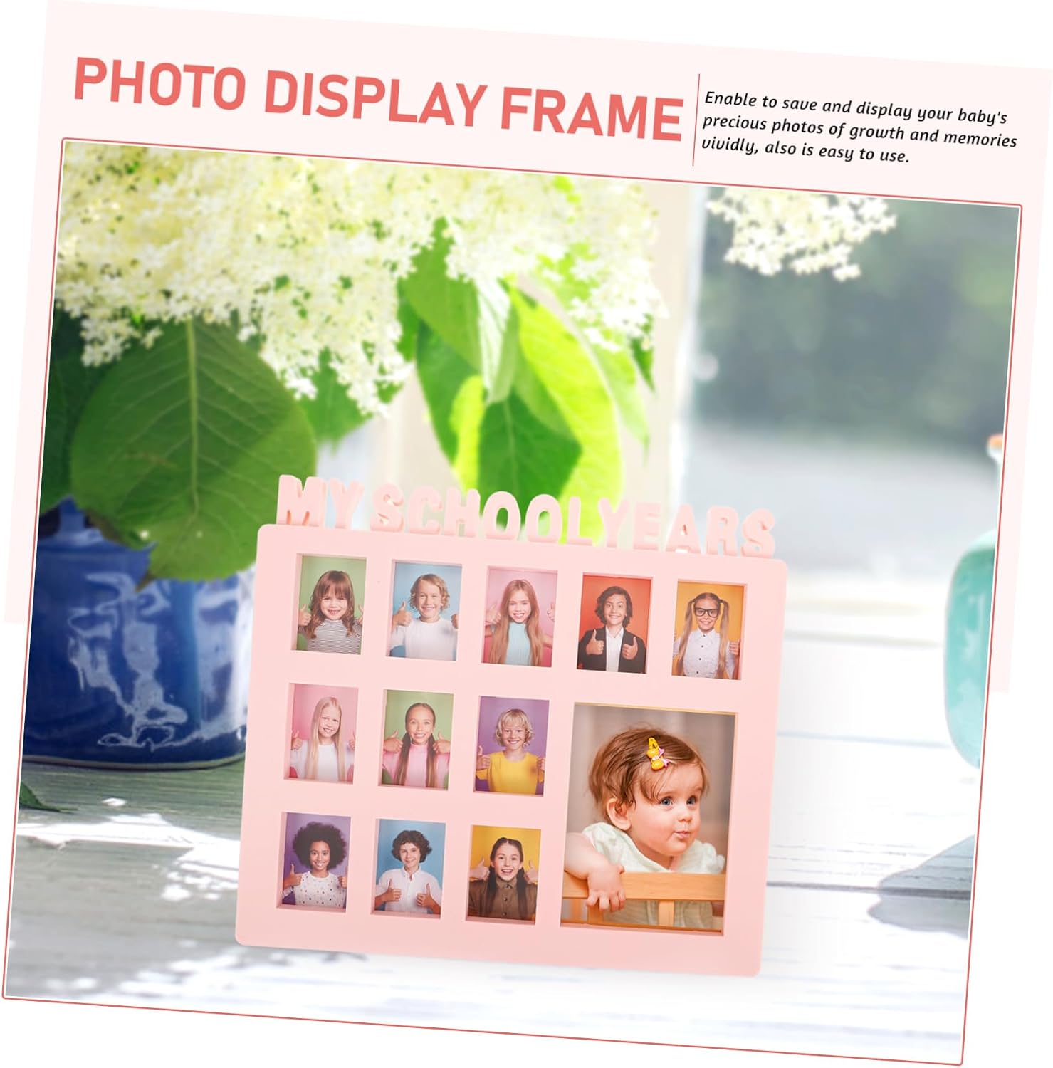 Infant Growth Photo Frame Boys and Girls Picture Frame Baby Identification Photo Holder