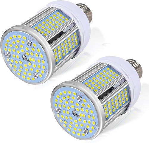 Miniatura 1 de Paquete de 2 bombillas LED equivalentes a 250 W, 3600 lúmenes, 6000 K, luz diurna de 30 W, base media E26E27 para garaje, fábrica, almacén, patio
