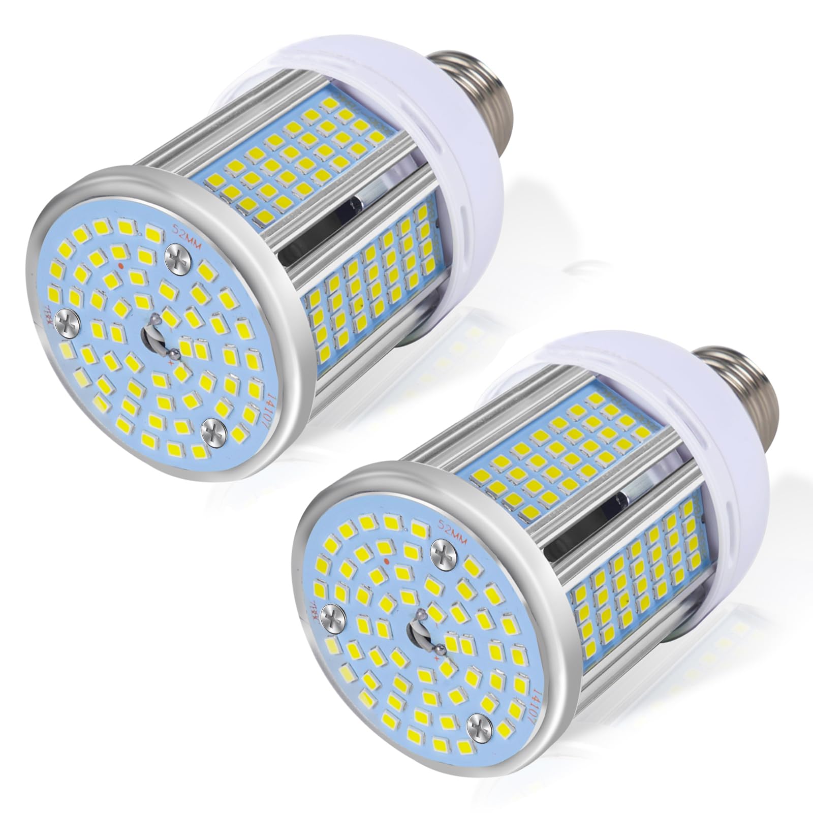 2 Pack 200W Equivalent Led Corn Light Bulb, 3600 Lumen 6000K Daylight 30W LED Corn Lamp, E26/E27 Medium Base for Indoor Garage Factory Warehouse Backyard 85V-265V