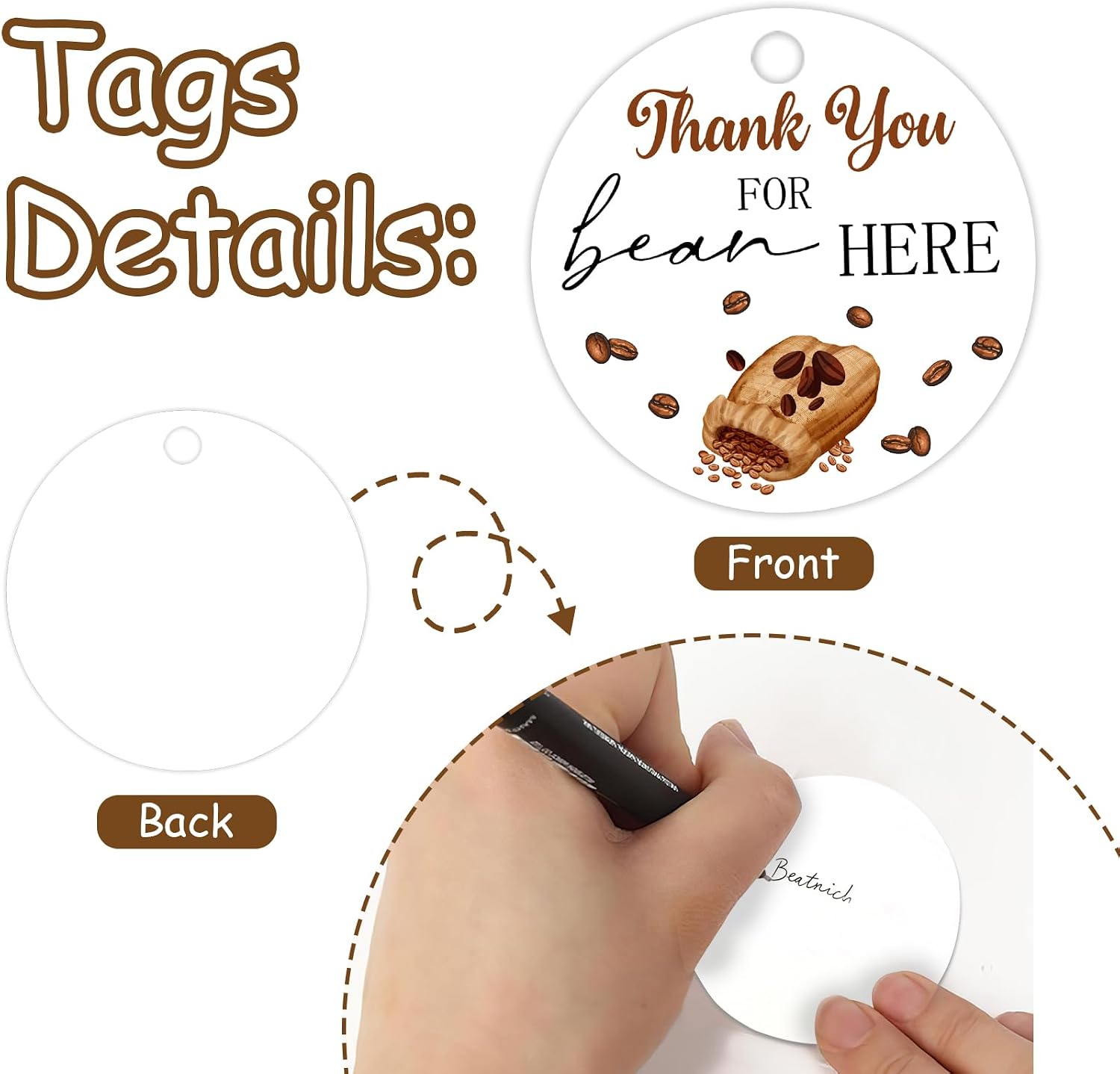 Espresso Martini Party Favors Love Is Brewing Bridal Shower Decoration Coffee Keychain Brown Organza Bags Round Coffee Thank You Tags for Coffee Themed Bridal Shower Birthday Decor Party Supplies