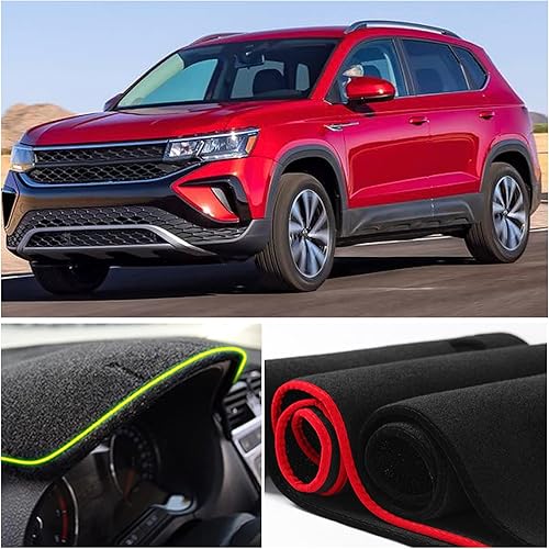 Miniatura 4 de KEEGTBOX Cubierta de alfombrilla de salpicadero consola central interior personalizada compatible con Volkswagen Taos SUV S SE SEL 2022 2023