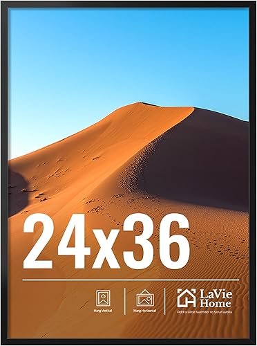 Miniatura 92 de LaVie Home Marco de fotos de 2 x 3, marco de fotos negro de 2 x 3 con plexiglás HD, marco de visualización de 2 x 3, 1 paquete, colección clásica