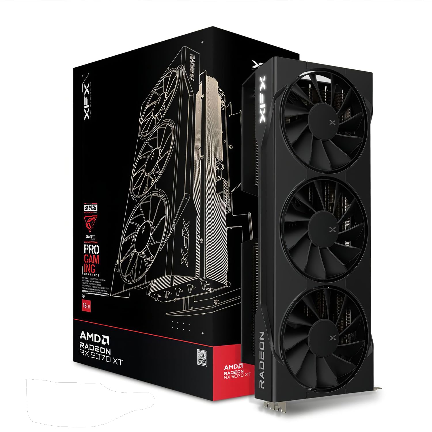 Amazon | 【国内正規代理店】XFX Swift AMD Radeon RX 9070XT
