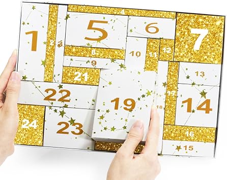 Advent Calendar 2024 Beauty, 24 Day Beauty Advent Calendar, Makeup Set Countdown Calendar - Countdown to Christmas 24 Days, Makeup Calendar, Beauty Countdown Set for Women, Girls