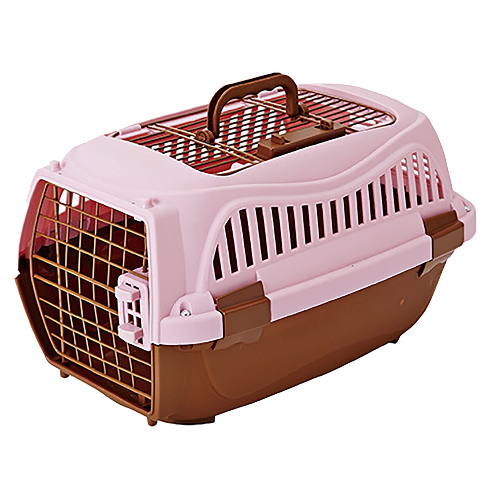Sac à dos de transport animal domestique rigide chat chien voyage aéré plastique et fer