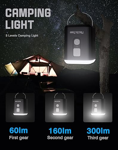 Miniatura 3 de Mini bomba de aire, bomba recargable portátil con batería de 1600 mAh, 5 boquillas, luz de campamento, infladodesinflado rápido para inflables y