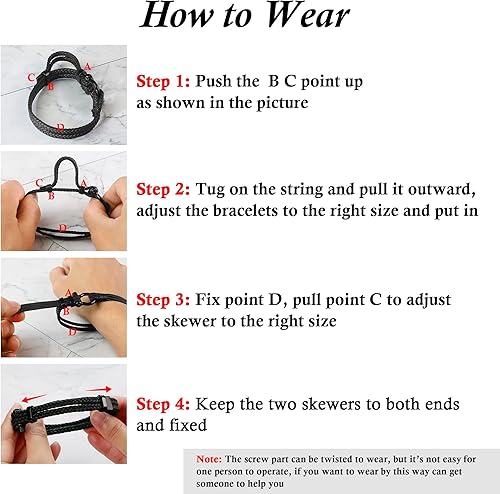 Miniatura 25 de Sereney Christmas Gifts for Him Son Boys Bonus Dad Father Men Boyfriend Grandson Friend as Triple Protection ID Bracelets Birthday Gifts for 9 10 11