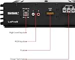 Sound Storm Labs LOPRO8 Amplified Car Subwoofer - 600 Watts Max Power, Low Profile, 8 Inch Subwoofer, Remote Subwoofer Control, Great for Vehicles That Need Bass But Have Limited Space
