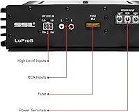 Vista 4 de SSL LOPRO8 - sistema de subwoofer amplificado de 8 pulgadas., 8", Negro