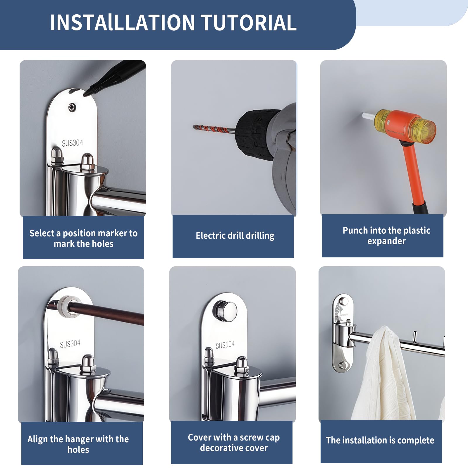 2 perchas plegables de pared para colgar ropa, ganchos de acero inoxidable con brazo oscilante, rotación de 180° para baño (2, plateado)