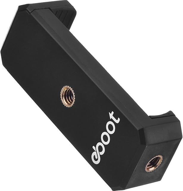 eBoot Universal Monopod Tripod Adapter Smartphone Holder Mount for iPhone 6Plus 6, iPhone 7Plus 7, Samsung Galaxy (Screw Mount)