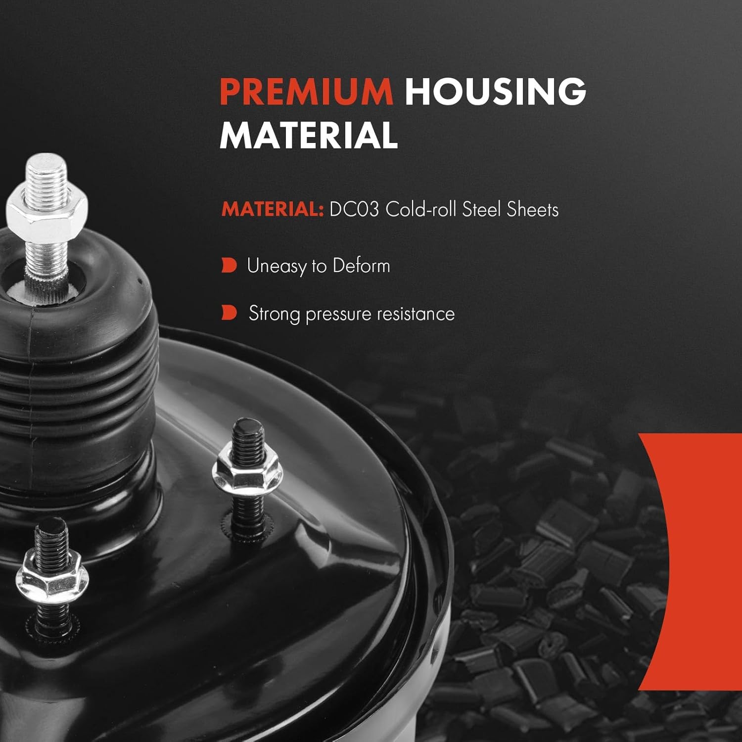 A-Premium Vacuum Power Brake Booster Compatible with Mazda B2000 1983-1984, Without Master Cylinder