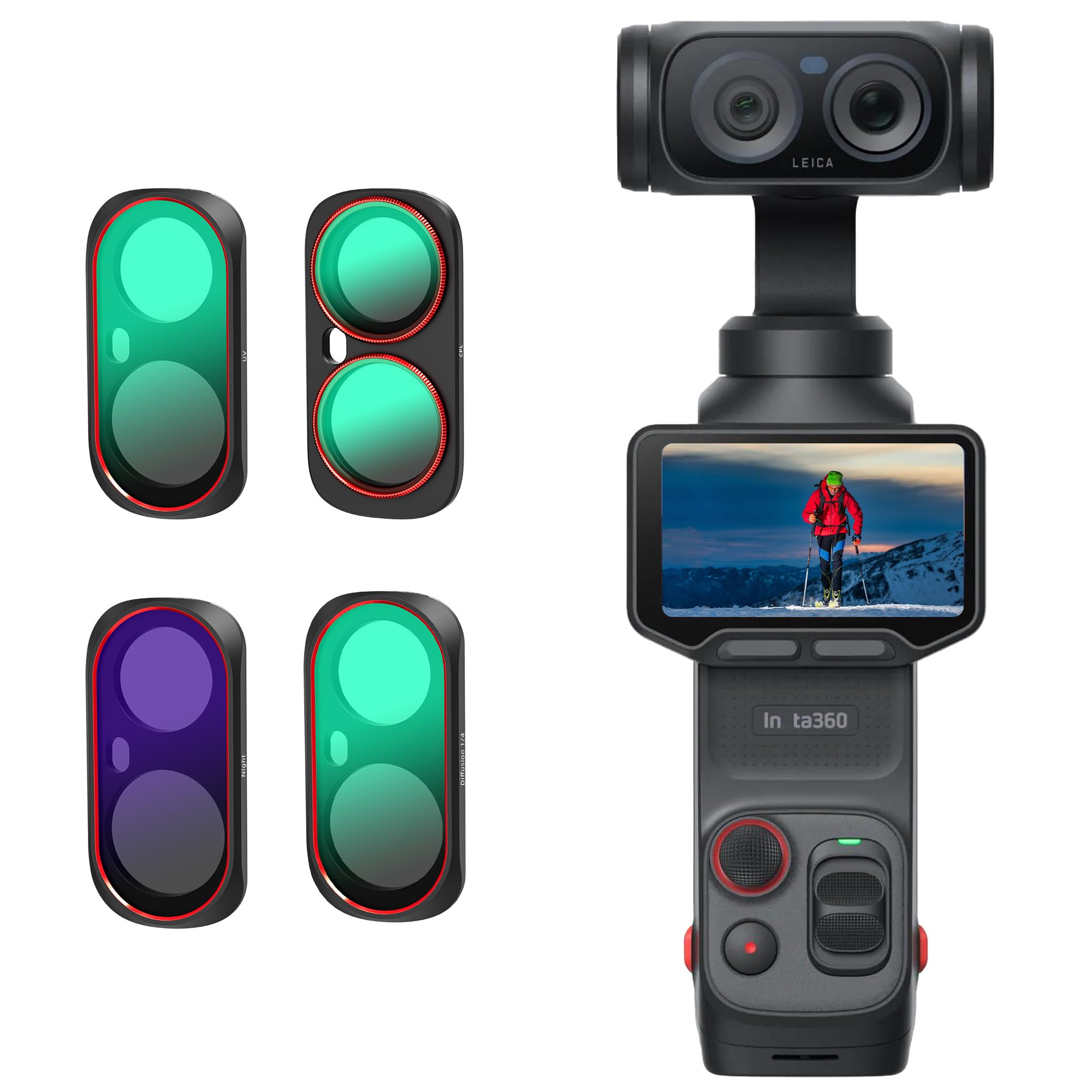 Walkingway UV, CPL, Black Mist 1/4, filtr nocny LPR do Luna Ultra
