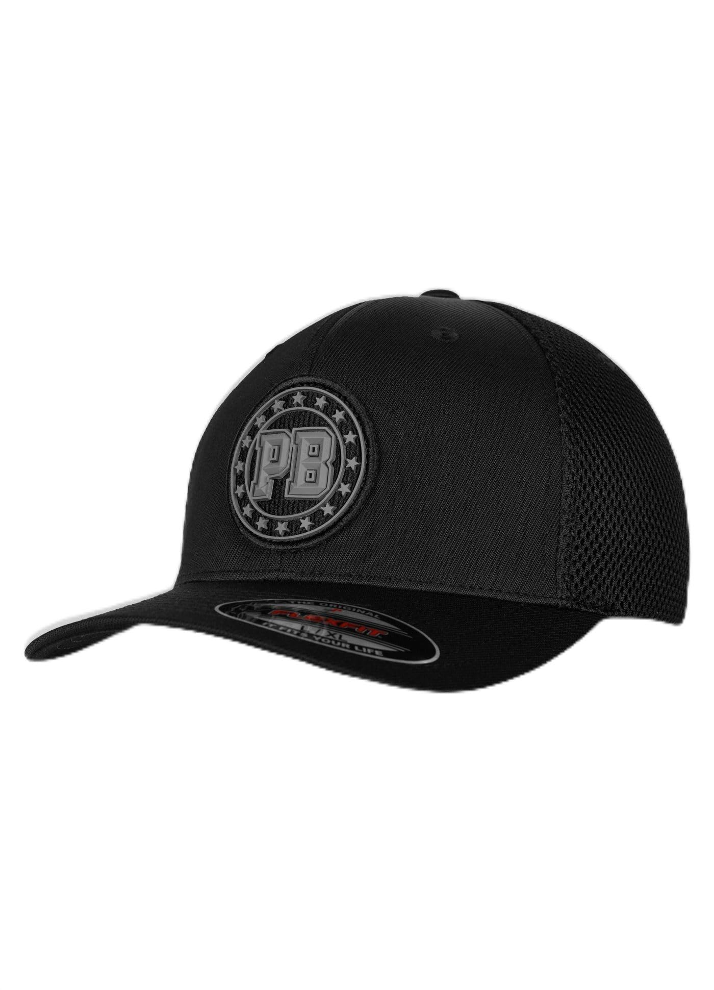 PITBULL Flexfit Tyrian Casquette de baseball complète pour homme et femme avec maille élastique et visière incurvée respirante Style urbain
