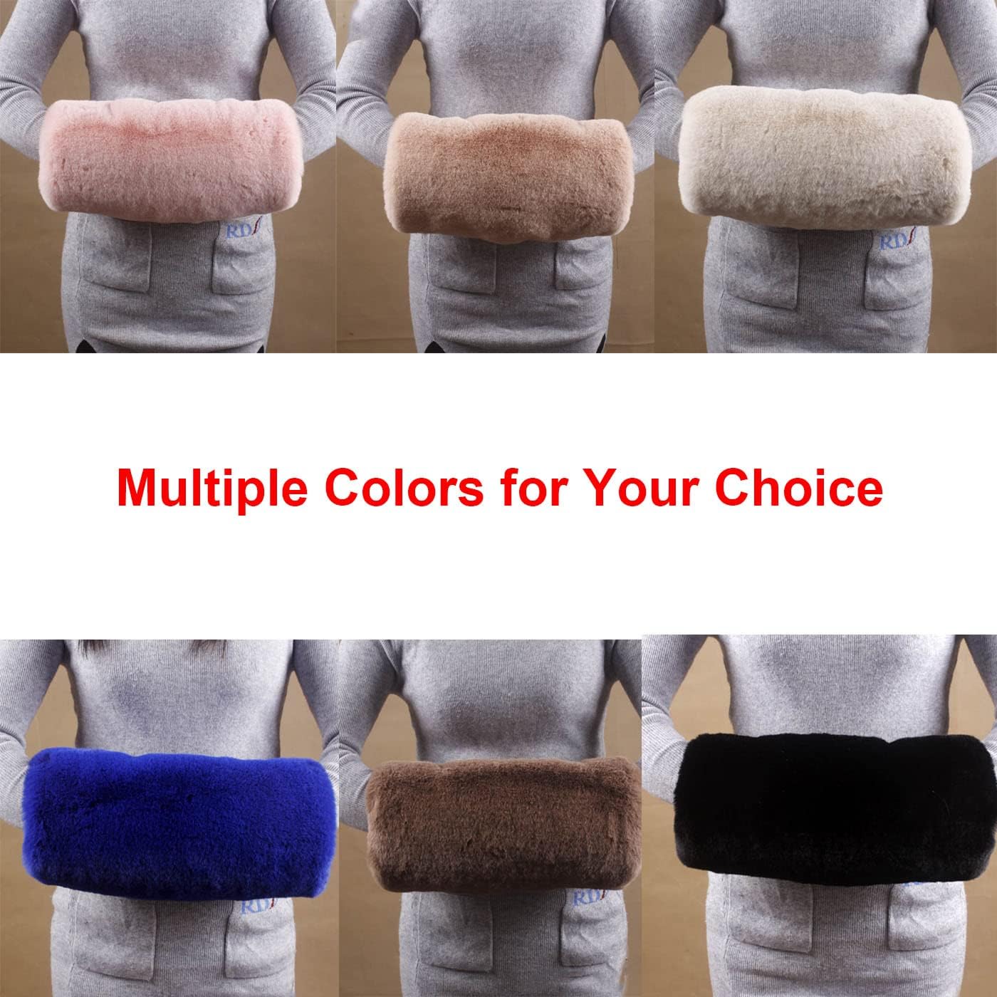 Faux Fur Hand Muffs Winter Warm Hand Warmers Gloves