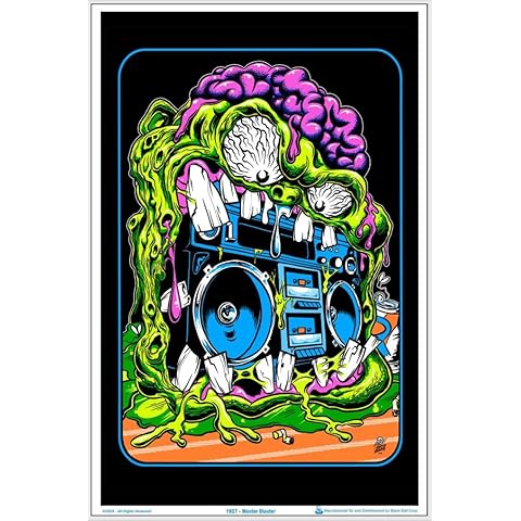 Master Blaster by Dirty Donny Blacklight Poster 23.5