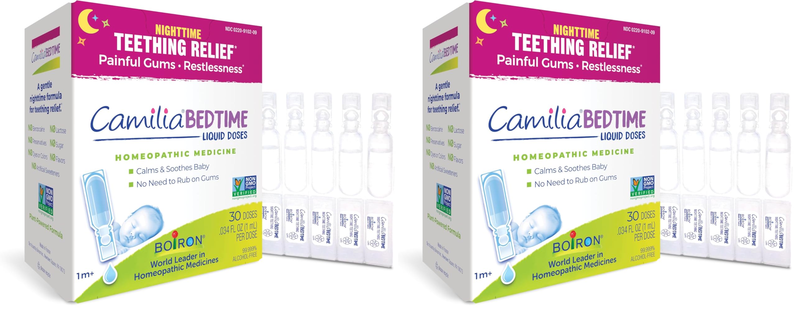 Boiron Camilia Bedtime 2-pack