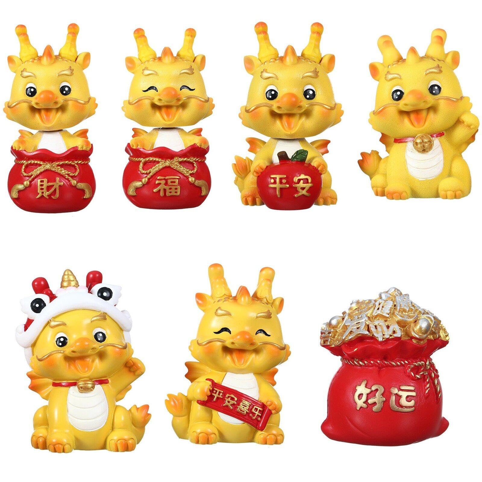 Figurines de dragon de l'année 2024, cadeau idéal pour le Nouvel An