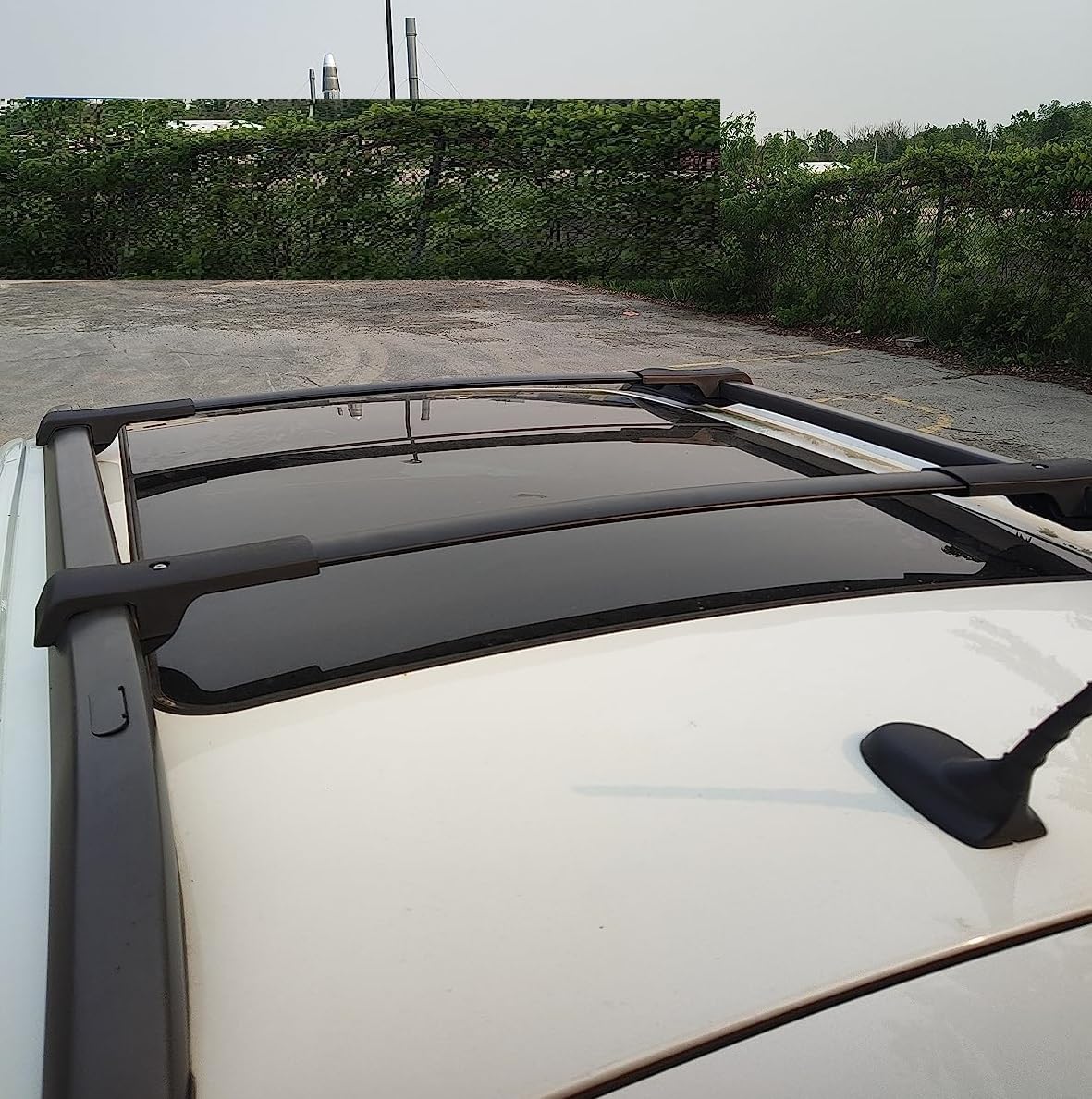 Black Roof Rack for 2019-2025 Subaru Ascent Cross Bars Luggage Carrier Rail,Easy Installation,No Drilling