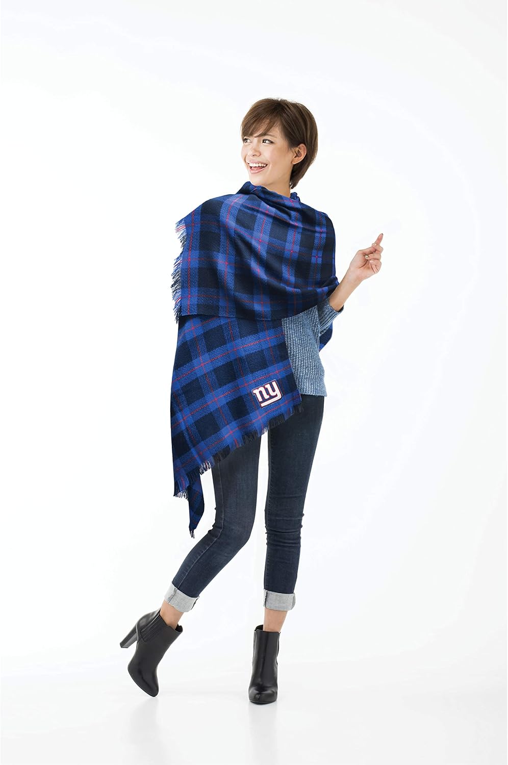 NFL Plaid Blanket Scarf - Fashion Scarf