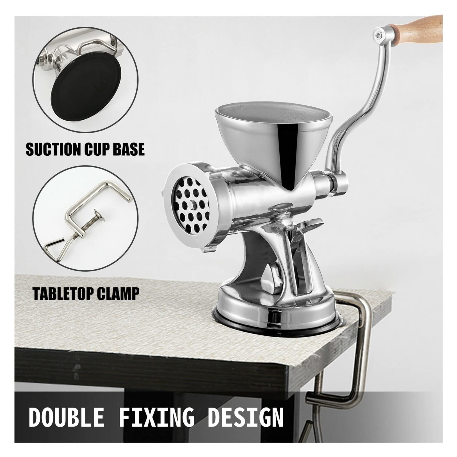 Tktouci Fleischwolf Mit Wurstfüller - Edelstahl, 950g, Für Haushalt & Profi